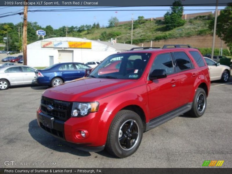 Torch Red / Charcoal 2009 Ford Escape XLT Sport V6