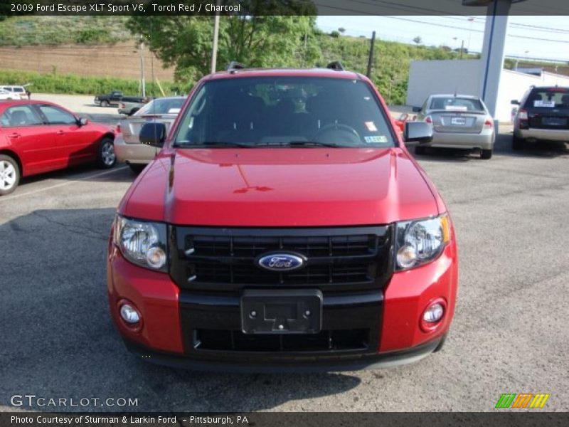 Torch Red / Charcoal 2009 Ford Escape XLT Sport V6