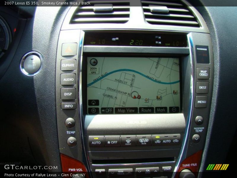 Smokey Granite Mica / Black 2007 Lexus ES 350
