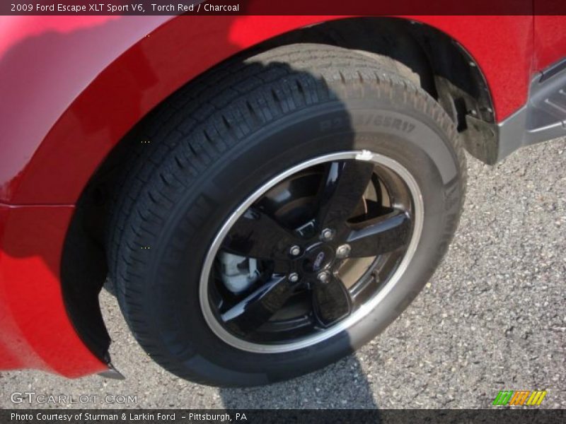 Torch Red / Charcoal 2009 Ford Escape XLT Sport V6