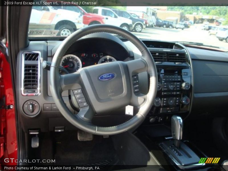 Torch Red / Charcoal 2009 Ford Escape XLT Sport V6