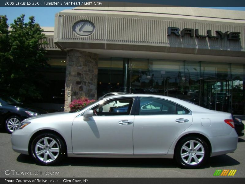 Tungsten Silver Pearl / Light Gray 2009 Lexus ES 350