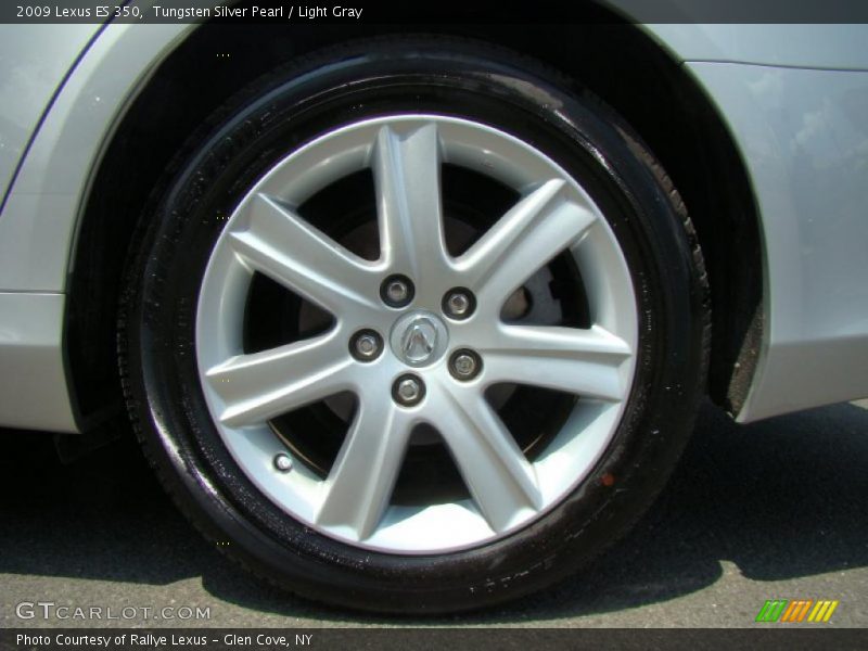 Tungsten Silver Pearl / Light Gray 2009 Lexus ES 350