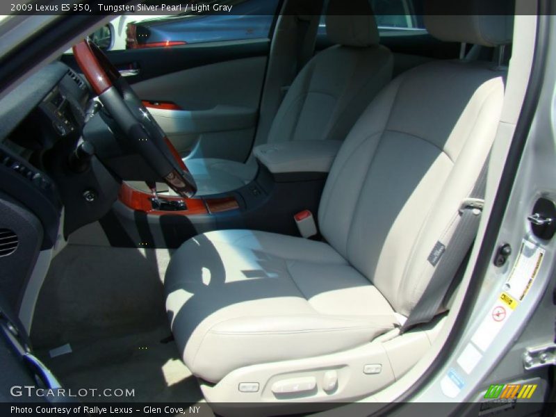 Tungsten Silver Pearl / Light Gray 2009 Lexus ES 350