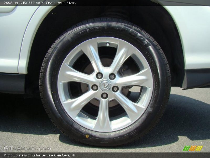 Crystal White / Ivory 2008 Lexus RX 350 AWD