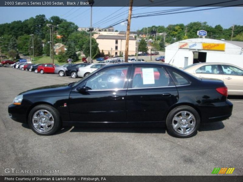 Black / Black 2003 Saturn L Series L300 Sedan