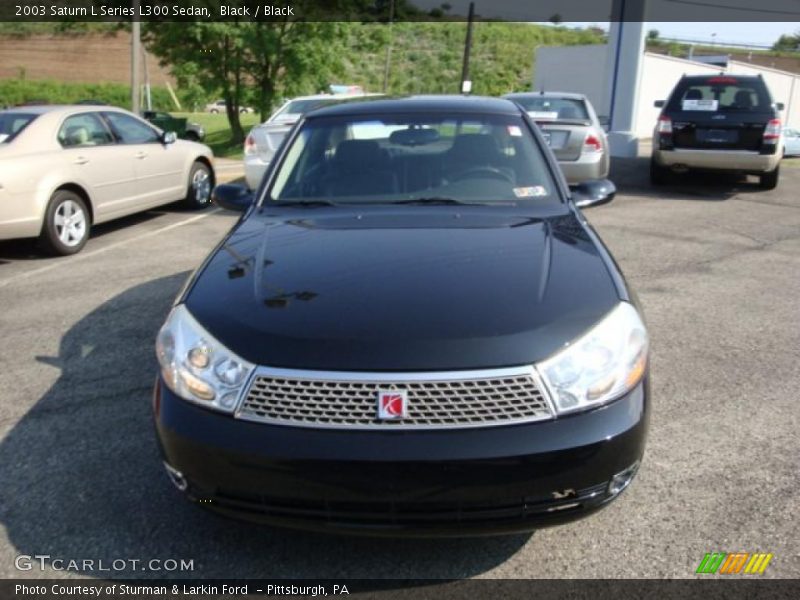 Black / Black 2003 Saturn L Series L300 Sedan