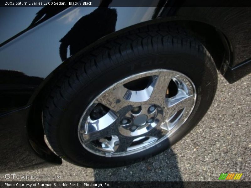 Black / Black 2003 Saturn L Series L300 Sedan