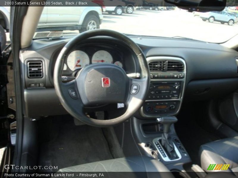 Black / Black 2003 Saturn L Series L300 Sedan