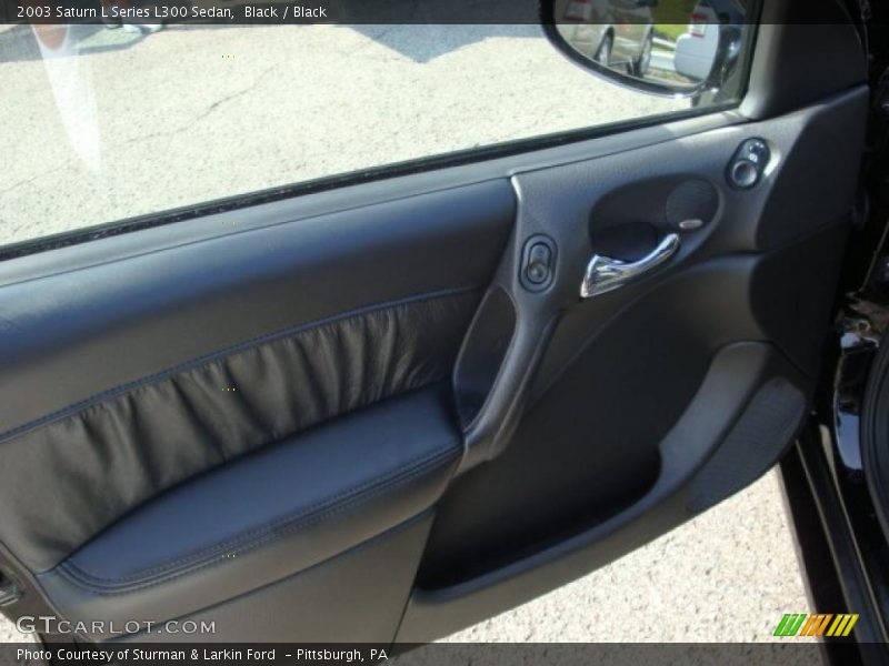 Black / Black 2003 Saturn L Series L300 Sedan