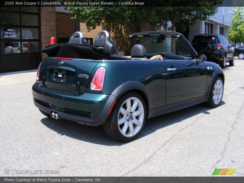 British Racing Green Metallic / Cordoba Beige 2005 Mini Cooper S Convertible