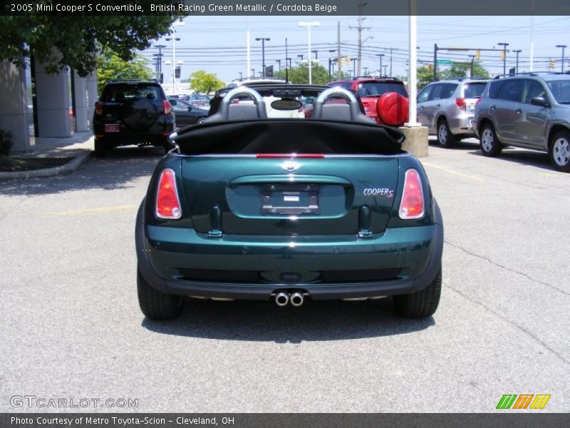 British Racing Green Metallic / Cordoba Beige 2005 Mini Cooper S Convertible