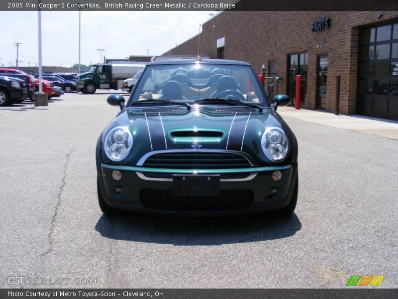 British Racing Green Metallic / Cordoba Beige 2005 Mini Cooper S Convertible