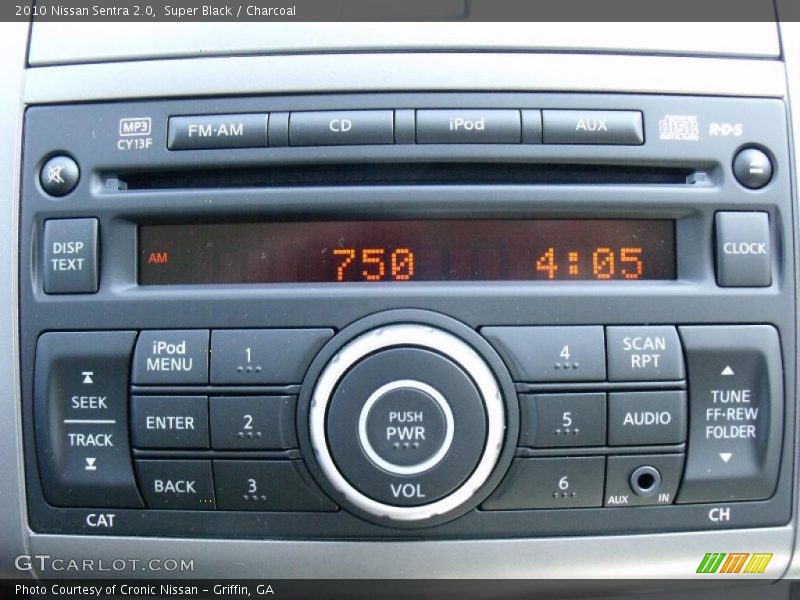 Super Black / Charcoal 2010 Nissan Sentra 2.0