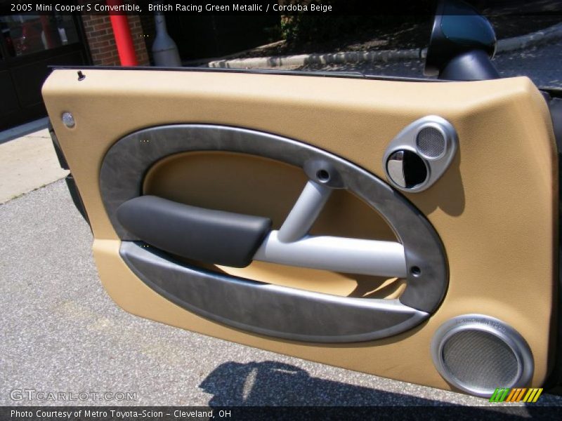 British Racing Green Metallic / Cordoba Beige 2005 Mini Cooper S Convertible