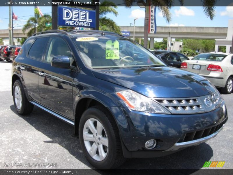 Midnight Blue Pearl / Cafe Latte 2007 Nissan Murano SL