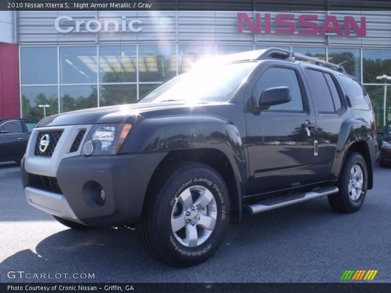 Night Armor Metallic / Gray 2010 Nissan Xterra S