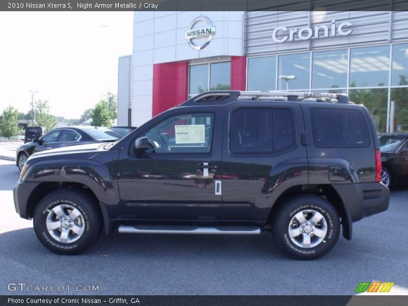 Night Armor Metallic / Gray 2010 Nissan Xterra S