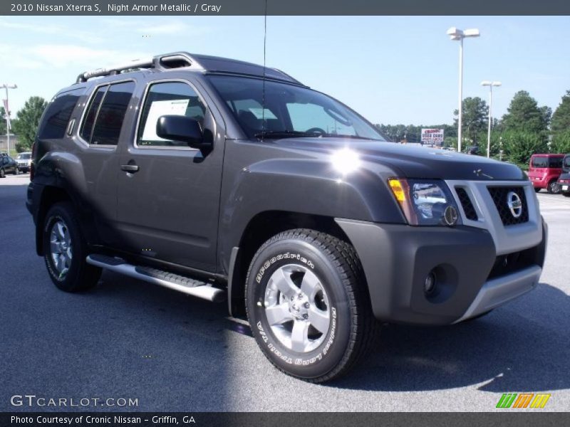 Night Armor Metallic / Gray 2010 Nissan Xterra S