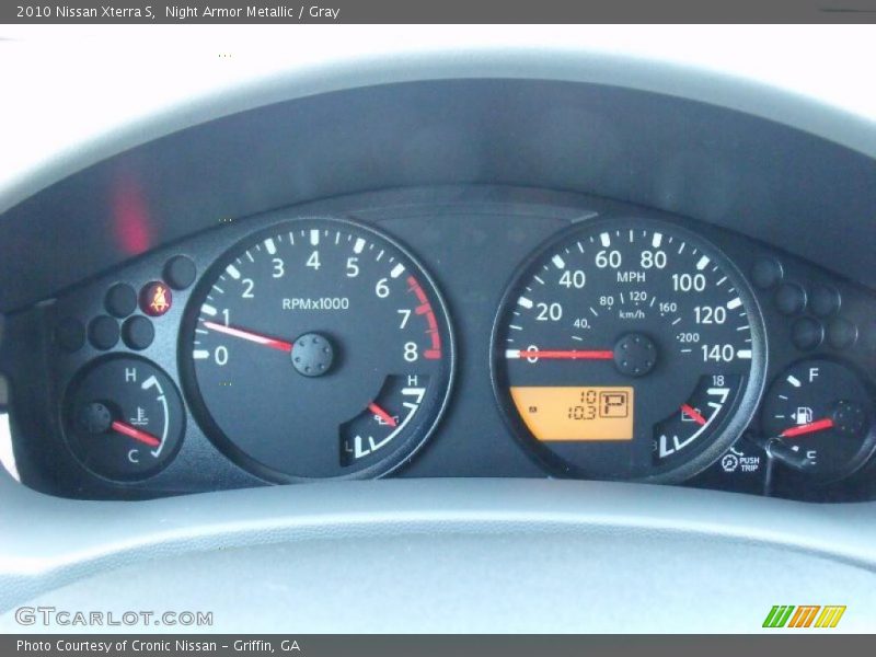 Night Armor Metallic / Gray 2010 Nissan Xterra S