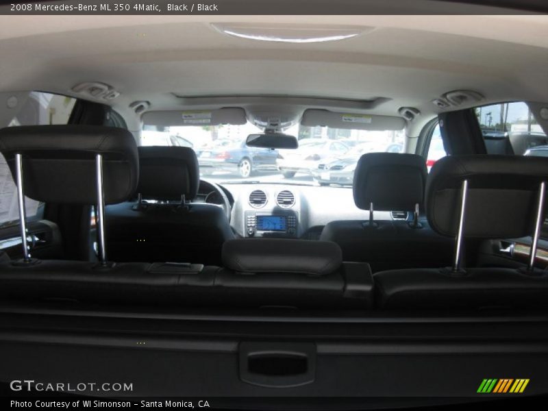 Black / Black 2008 Mercedes-Benz ML 350 4Matic