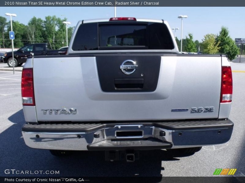Radiant Silver / Charcoal 2010 Nissan Titan SE Heavy Metal Chrome Edition Crew Cab