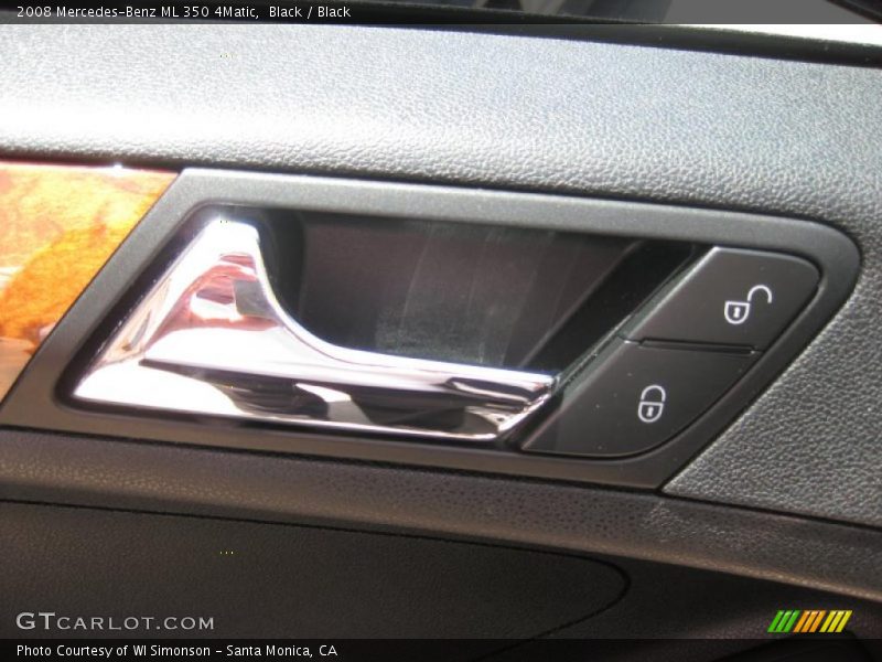 Black / Black 2008 Mercedes-Benz ML 350 4Matic