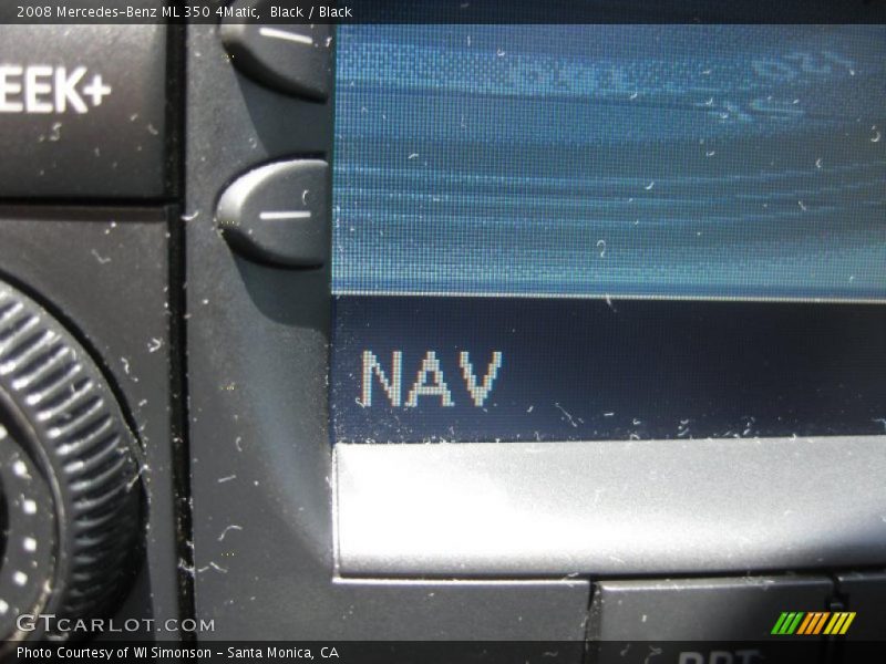 Black / Black 2008 Mercedes-Benz ML 350 4Matic