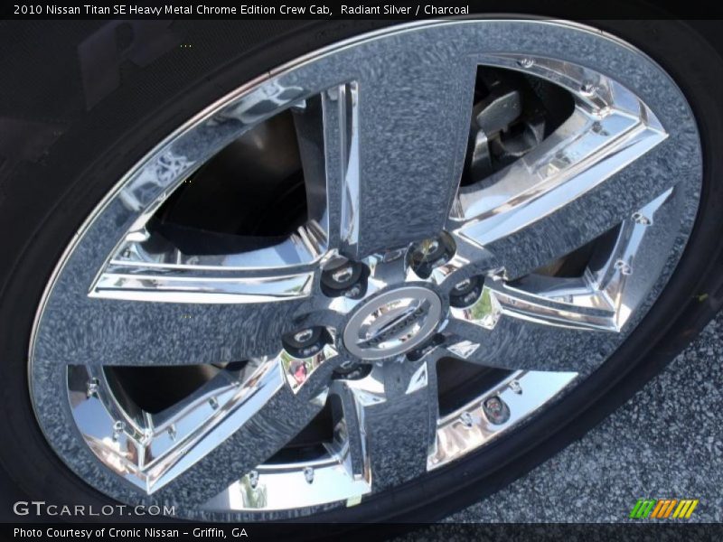 Radiant Silver / Charcoal 2010 Nissan Titan SE Heavy Metal Chrome Edition Crew Cab