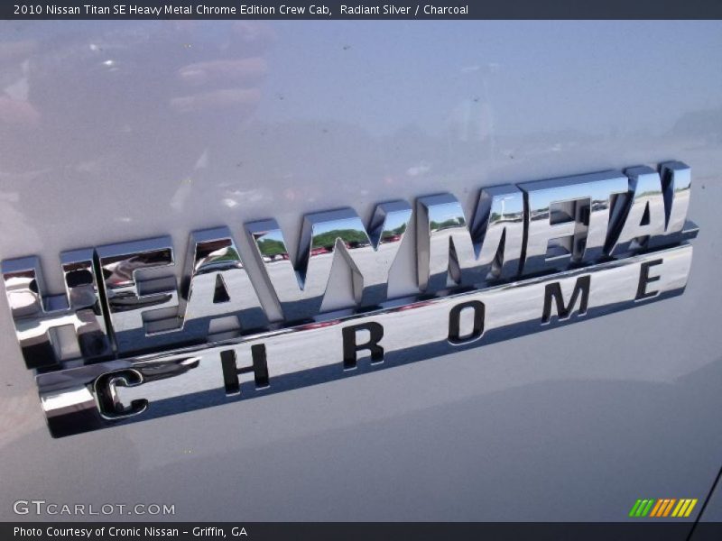 Radiant Silver / Charcoal 2010 Nissan Titan SE Heavy Metal Chrome Edition Crew Cab