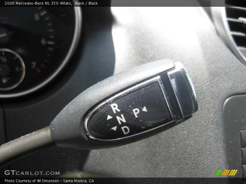 Black / Black 2008 Mercedes-Benz ML 350 4Matic