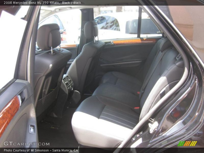 Black / Black 2008 Mercedes-Benz ML 350 4Matic