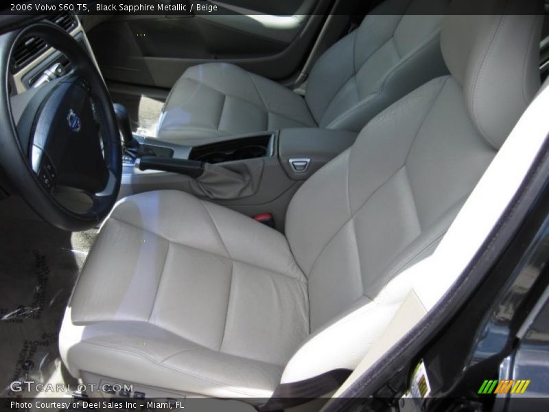 Black Sapphire Metallic / Beige 2006 Volvo S60 T5