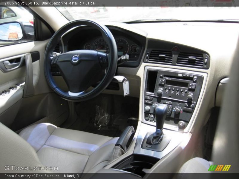 Black Sapphire Metallic / Beige 2006 Volvo S60 T5