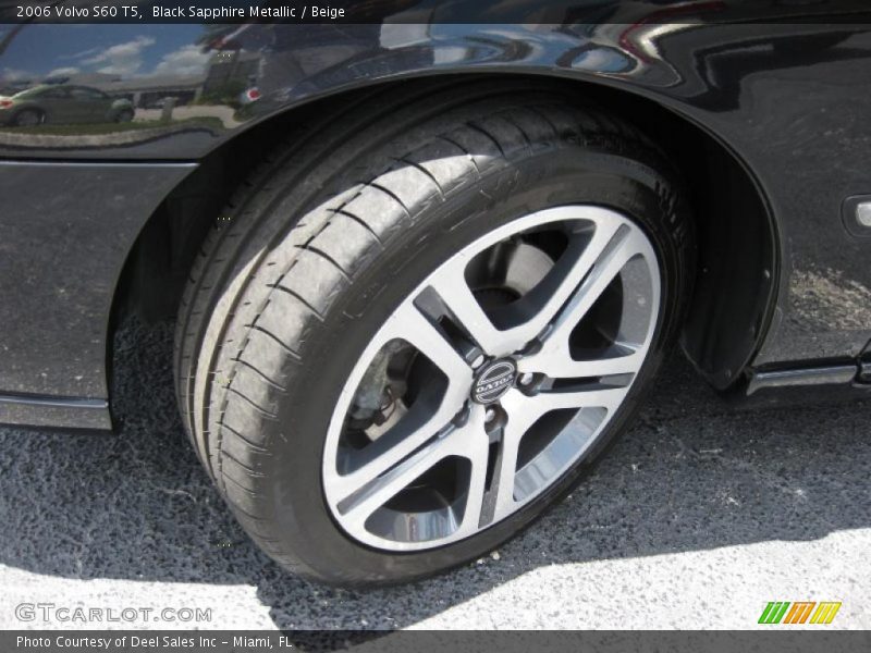 Black Sapphire Metallic / Beige 2006 Volvo S60 T5