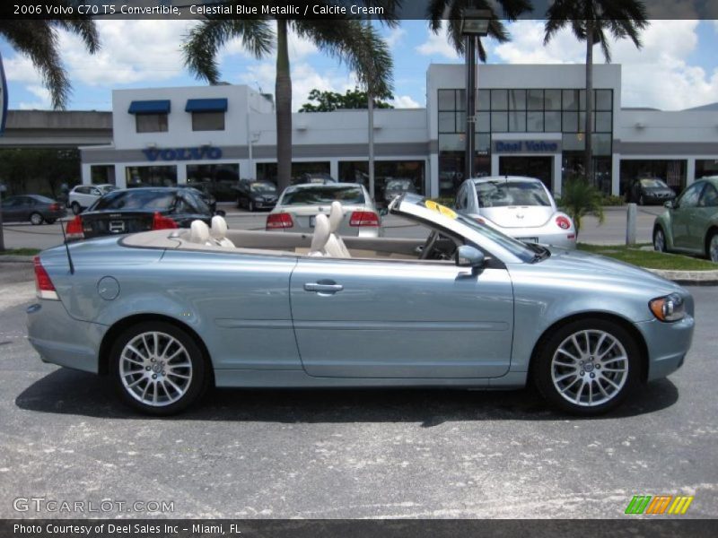 Celestial Blue Metallic / Calcite Cream 2006 Volvo C70 T5 Convertible