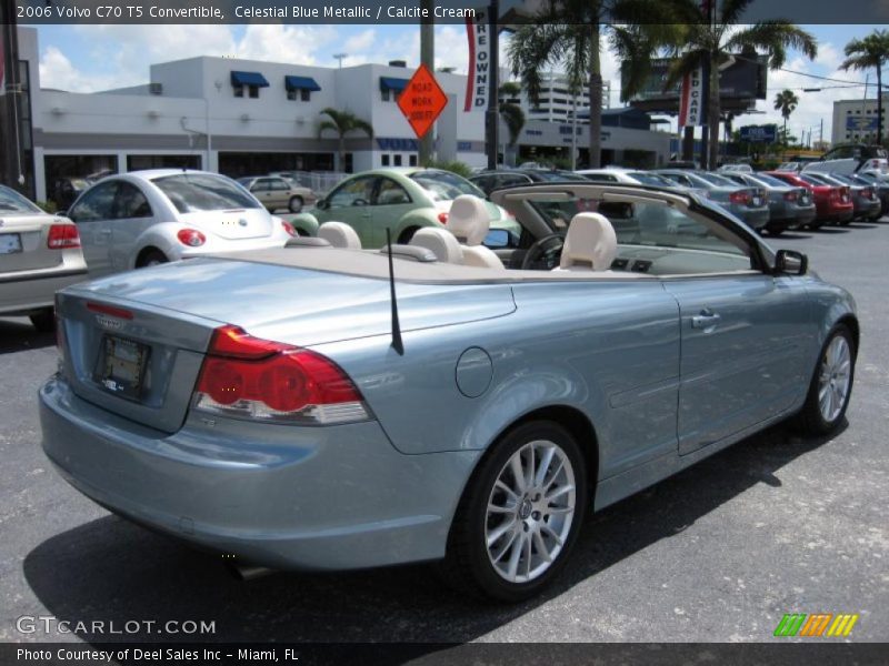Celestial Blue Metallic / Calcite Cream 2006 Volvo C70 T5 Convertible