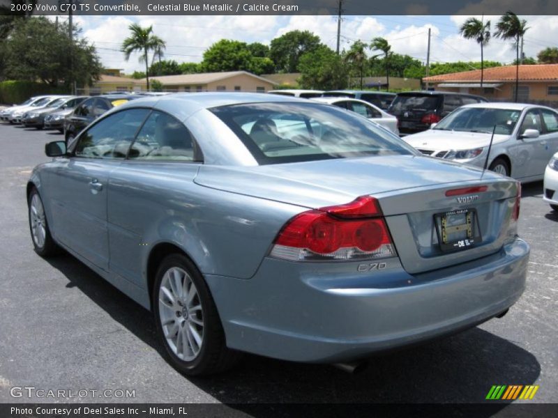 Celestial Blue Metallic / Calcite Cream 2006 Volvo C70 T5 Convertible