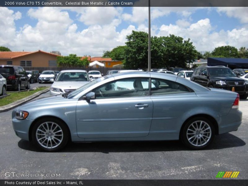 Celestial Blue Metallic / Calcite Cream 2006 Volvo C70 T5 Convertible
