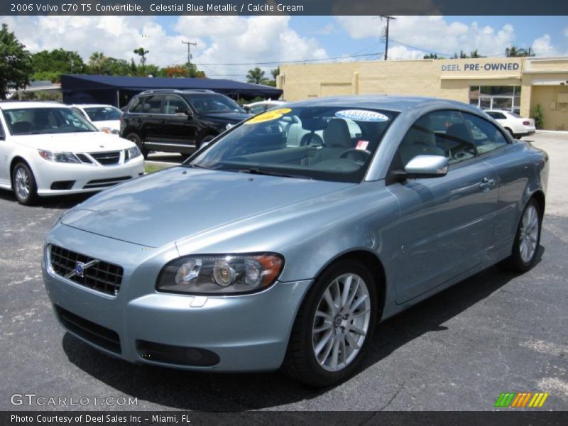 Celestial Blue Metallic / Calcite Cream 2006 Volvo C70 T5 Convertible