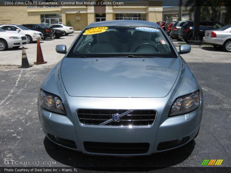 Celestial Blue Metallic / Calcite Cream 2006 Volvo C70 T5 Convertible