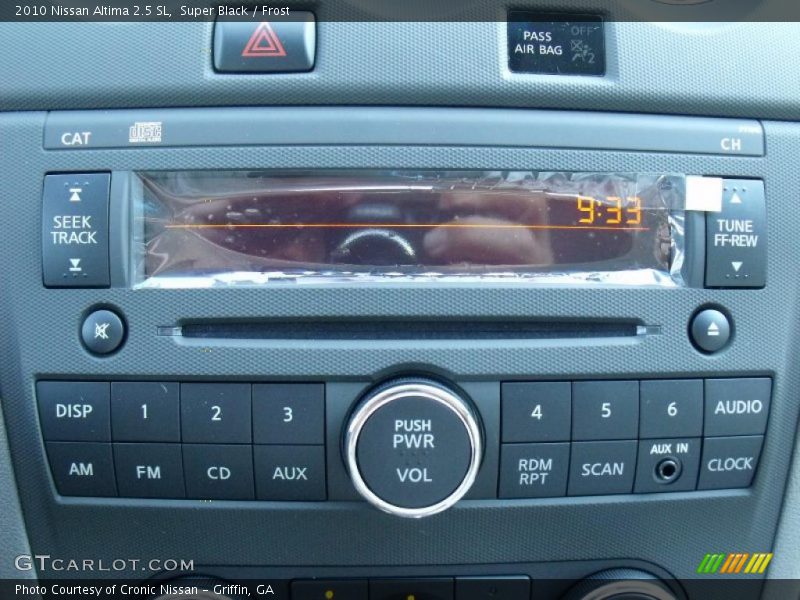 Super Black / Frost 2010 Nissan Altima 2.5 SL