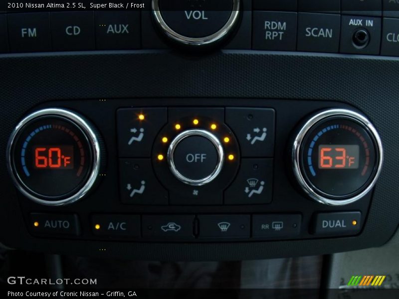 Super Black / Frost 2010 Nissan Altima 2.5 SL