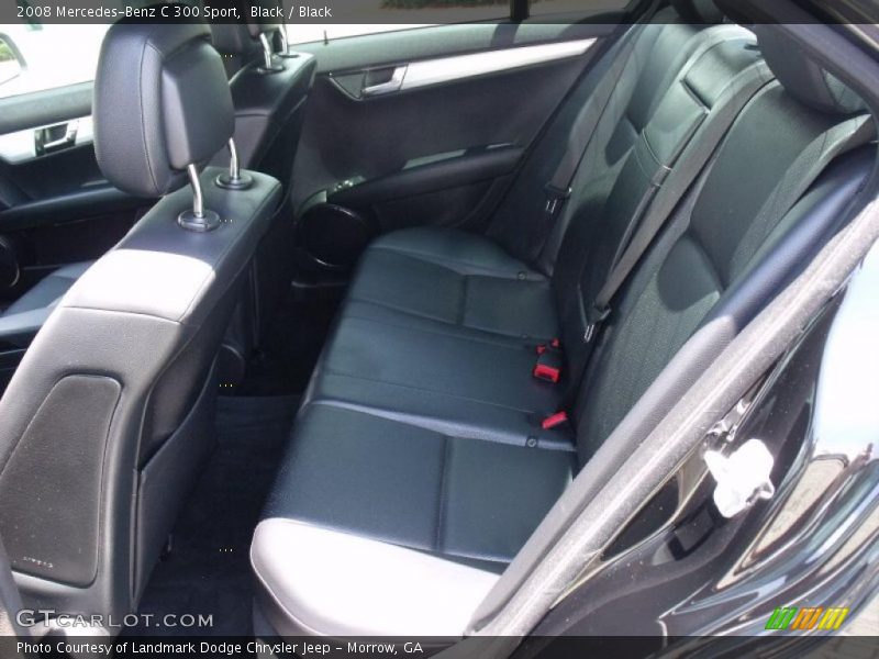 Black / Black 2008 Mercedes-Benz C 300 Sport
