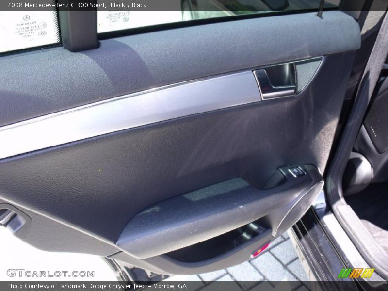 Black / Black 2008 Mercedes-Benz C 300 Sport
