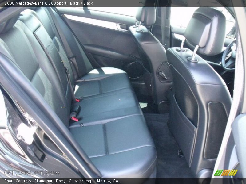 Black / Black 2008 Mercedes-Benz C 300 Sport