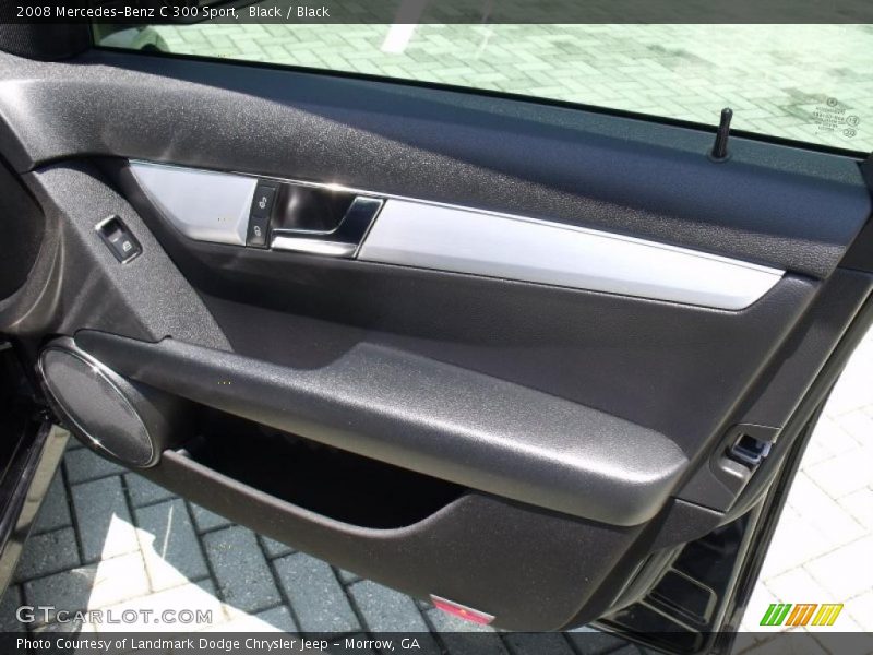 Black / Black 2008 Mercedes-Benz C 300 Sport