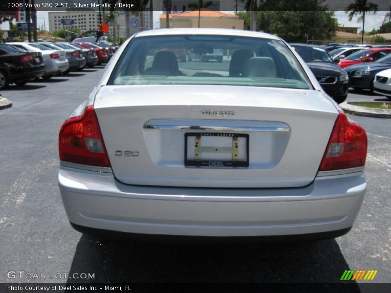 Silver Metallic / Beige 2006 Volvo S80 2.5T