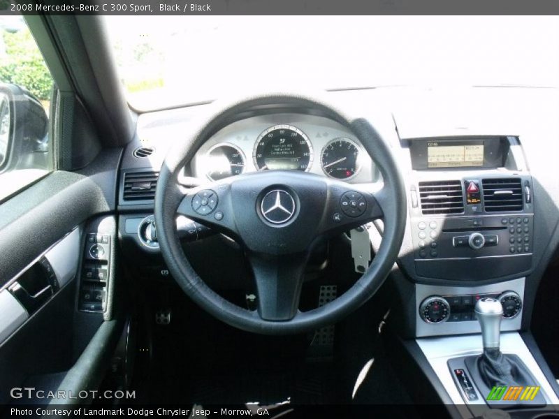 Black / Black 2008 Mercedes-Benz C 300 Sport