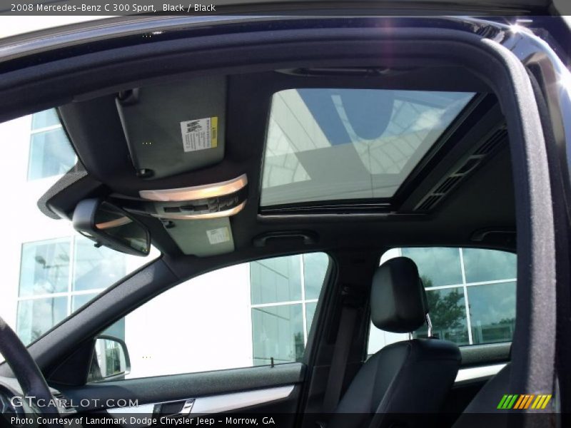 Black / Black 2008 Mercedes-Benz C 300 Sport